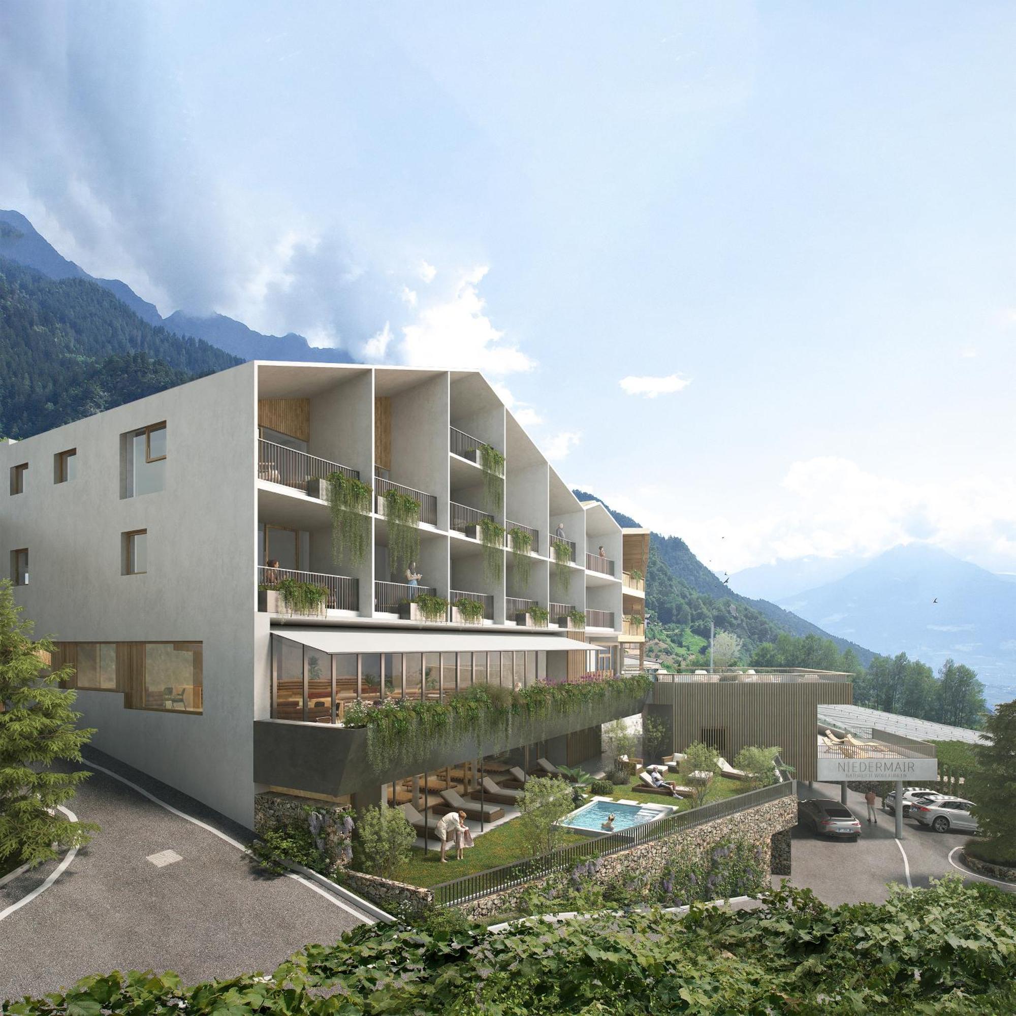 Hotel Niedermair Parcines Esterno foto